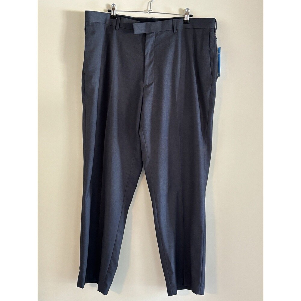 Perry Ellis Portfolio Mens Dress Pants 40x30 Gray Neo-Luxe NWT